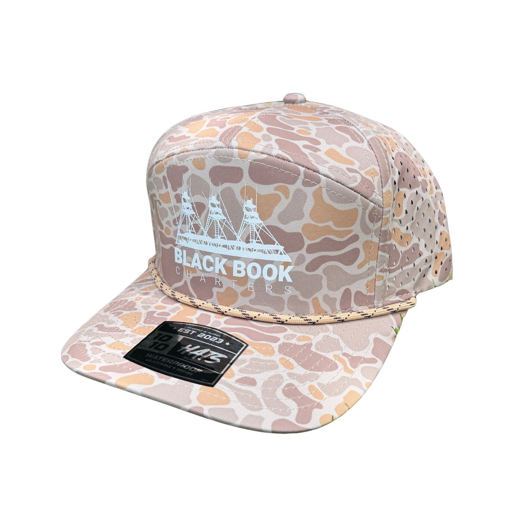 7 Panel Rope Hat in Camo