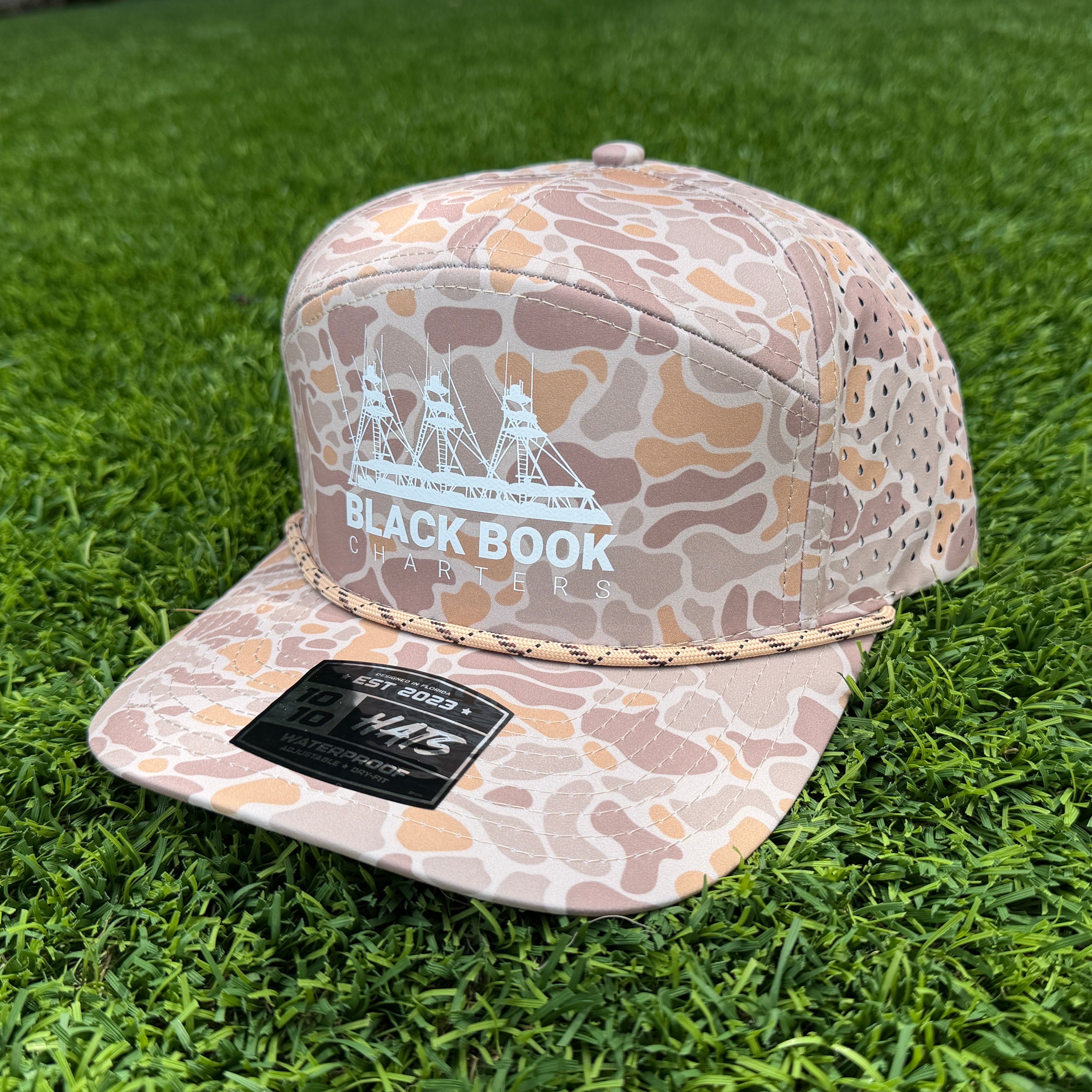 7 Panel Rope Hat in Camo