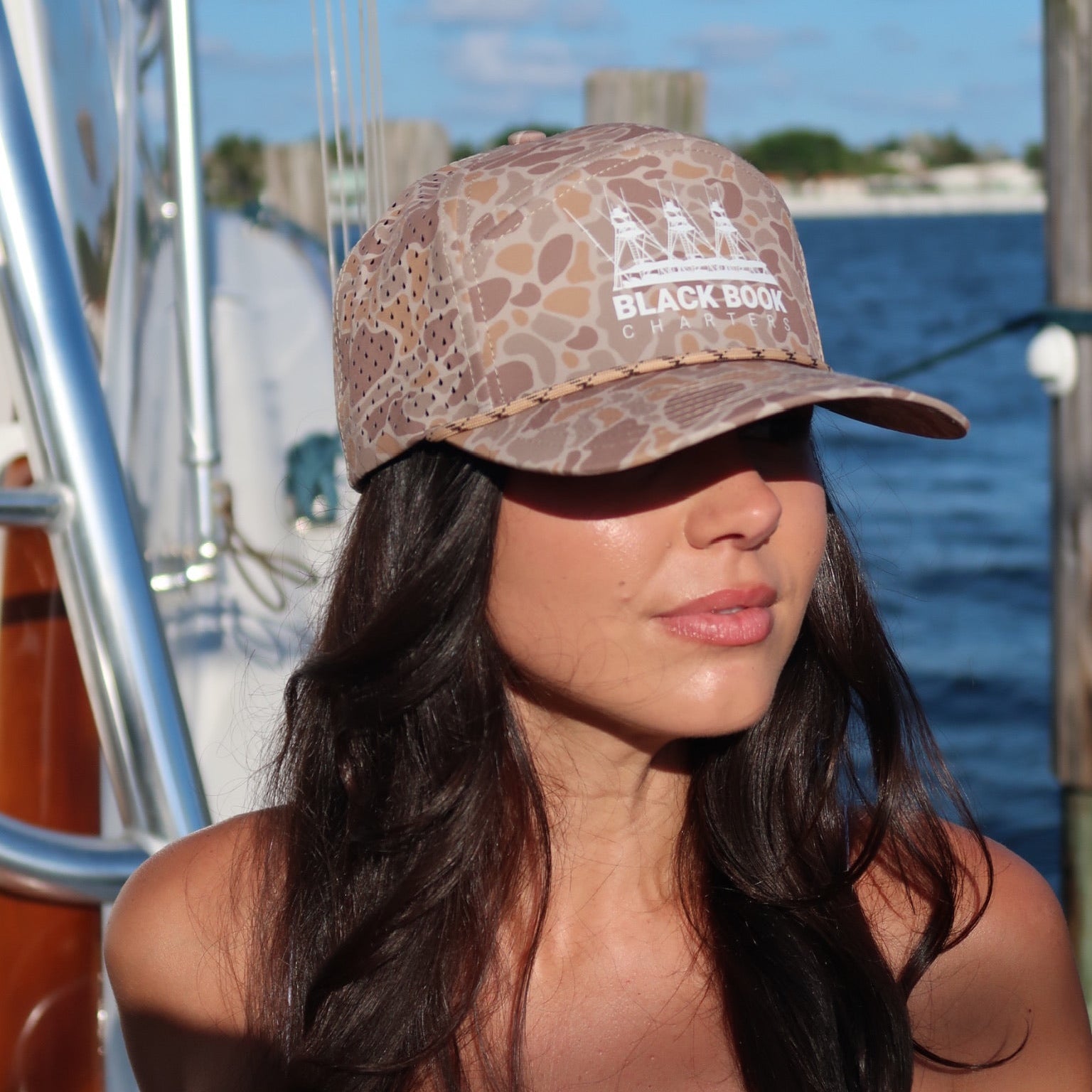 7 Panel Rope Hat in Camo
